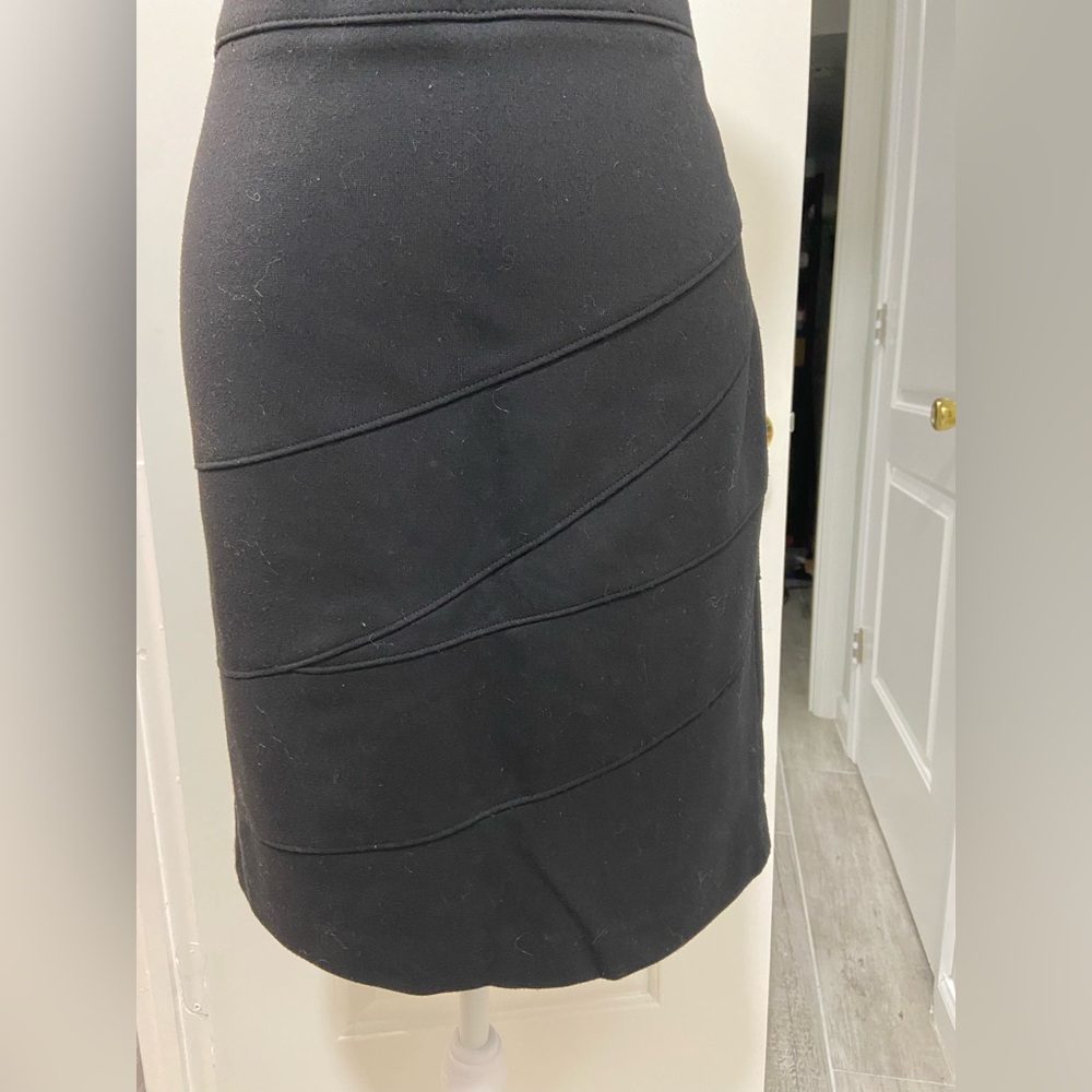 Adrienne Vittadini Black Pencil Skirt